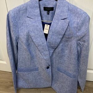 Talbots linen blazer